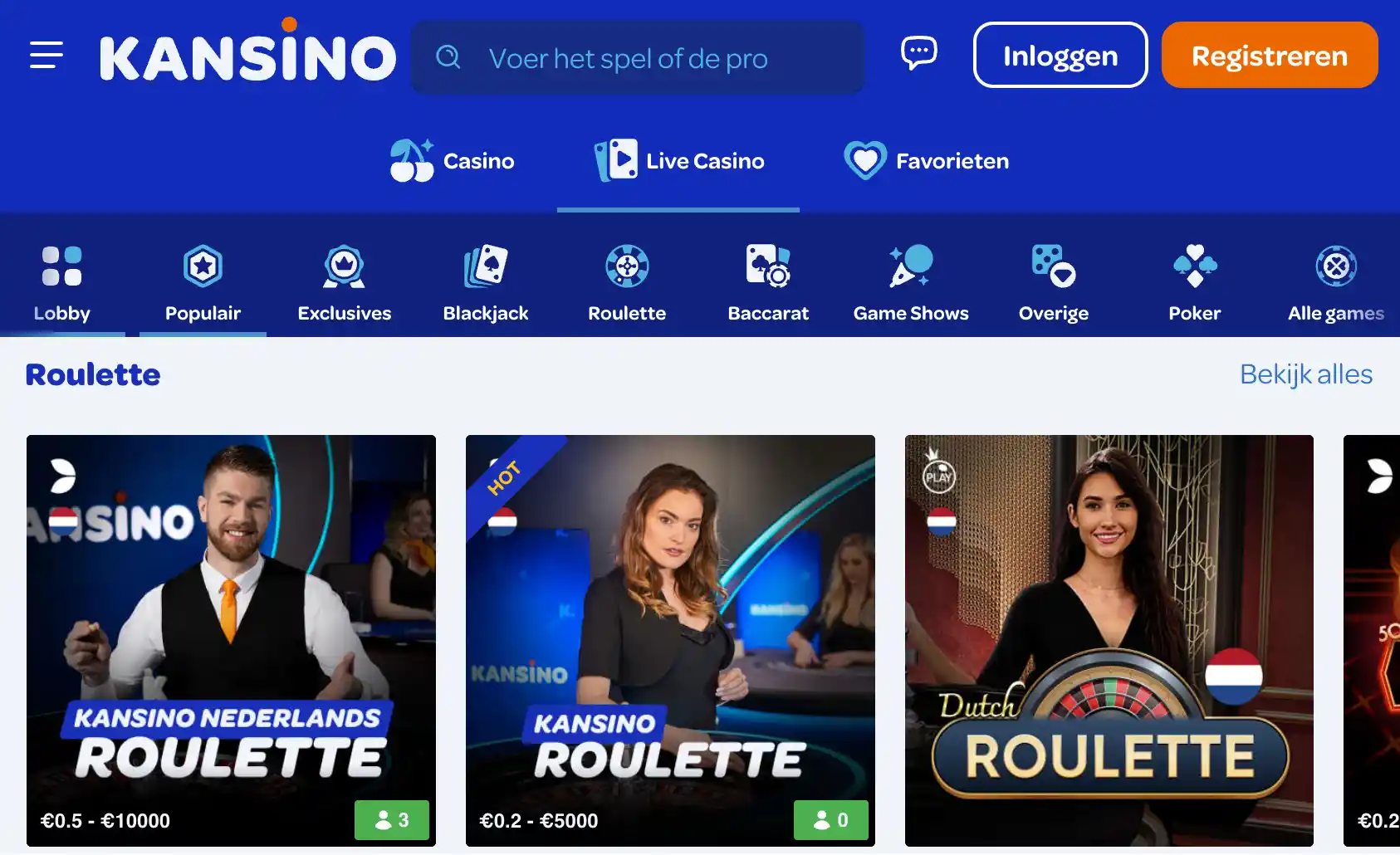 Kansino Casino Online Roulette