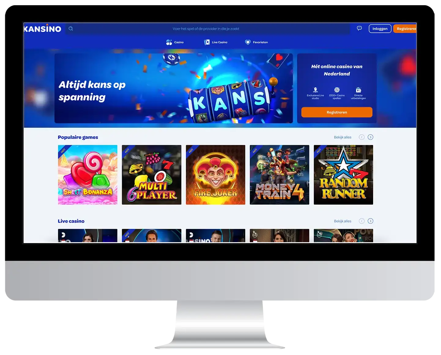 Officiële website Kansino Casino